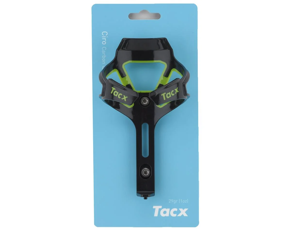 Garmin Tacx Ciro Carbon Water Bottle Cage (Green)